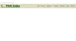 Desktop Screenshot of pan-india.org